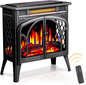 Electric fireplace insert